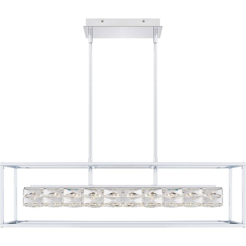 Dazzle Integrated LED Polished Chrome Island Light