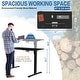 preview thumbnail 53 of 51, Futzca Height Adjustable Electric Standing Desk Sit Stand Computer Stand up Desk with Splice Board