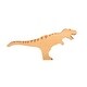 preview thumbnail 4 of 6, TickiT Dinosaur Wooden Blocks - Natural