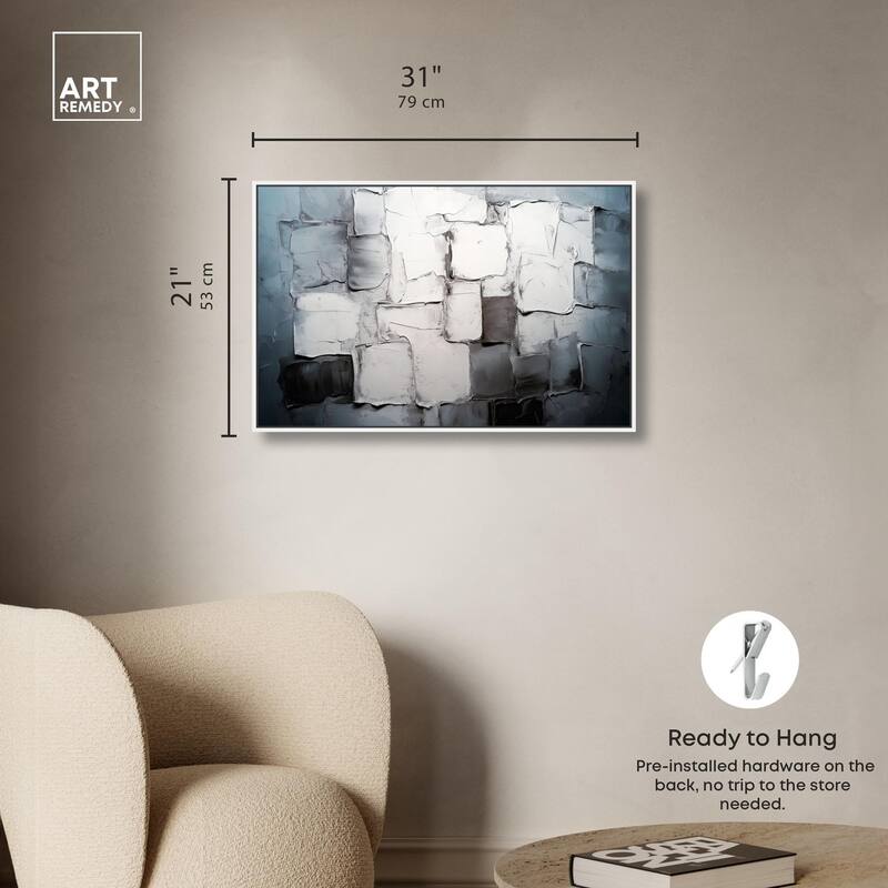 Urban Grid Canvas by Art Remedy