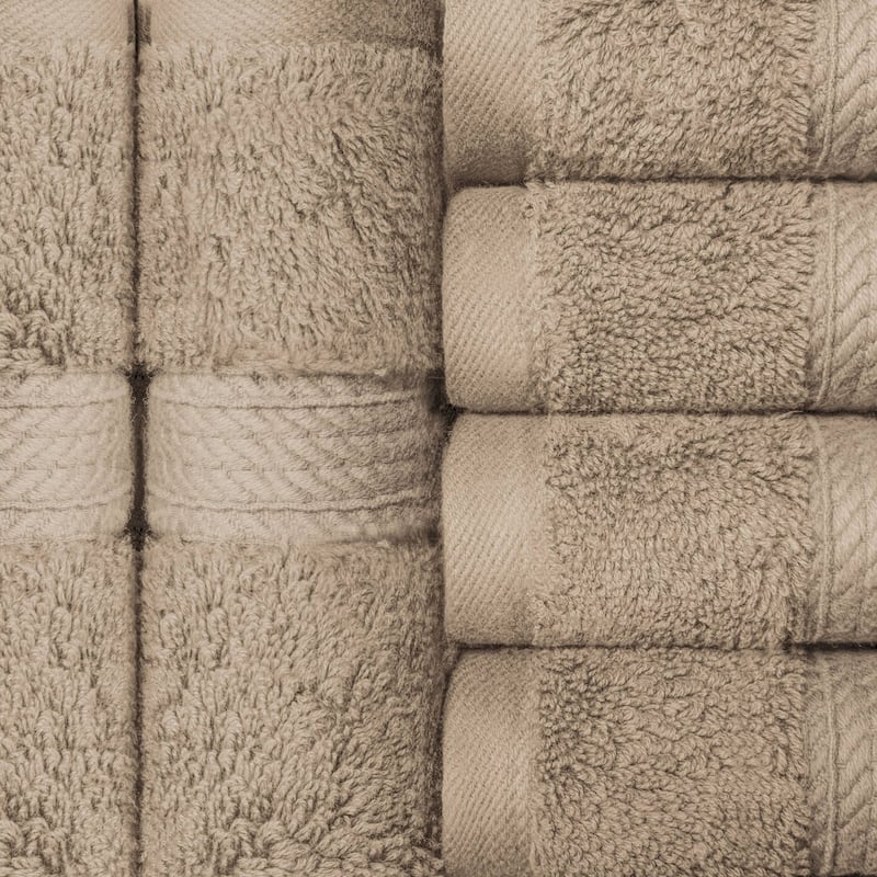 Superior Egyptian Cotton Pile Heavyweight Face Towel Set of 6