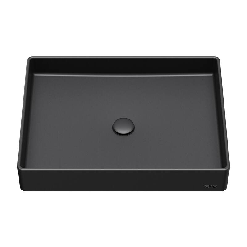 Karran USA SQS500 Sternhagen 23-5/8" Rectangular Quartz Composite - Black