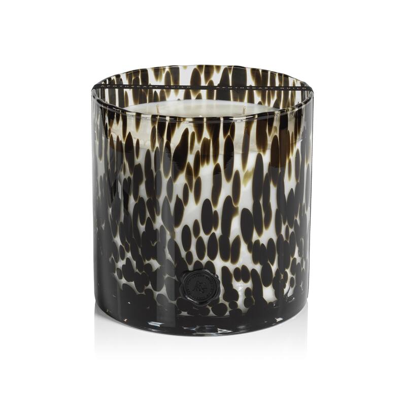 AG Opal Glass 5-Wick Candle Jar, Black Fig Vetiver