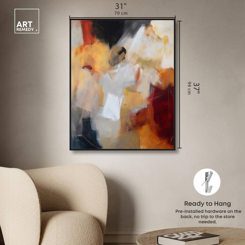 Earth and Fire III Canvas by Art Remedy
