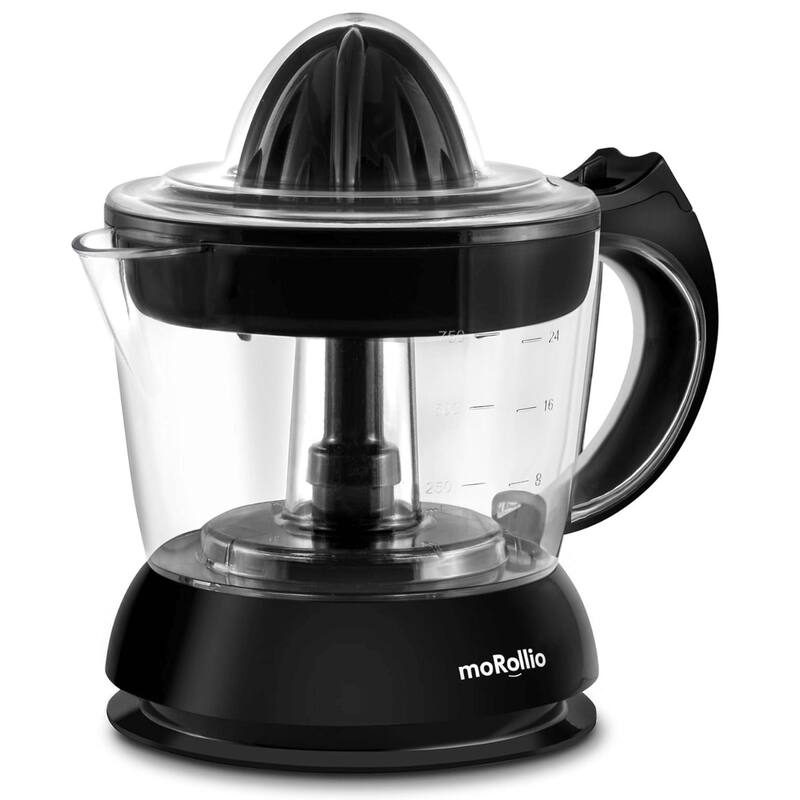 moRollio Compact 24oz Electric Citrus Juicer - Black