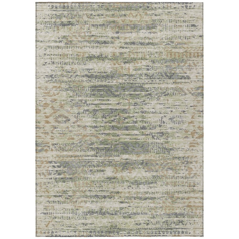 HomeRoots Moroccan Transitional Rectangle Outdoor Rug