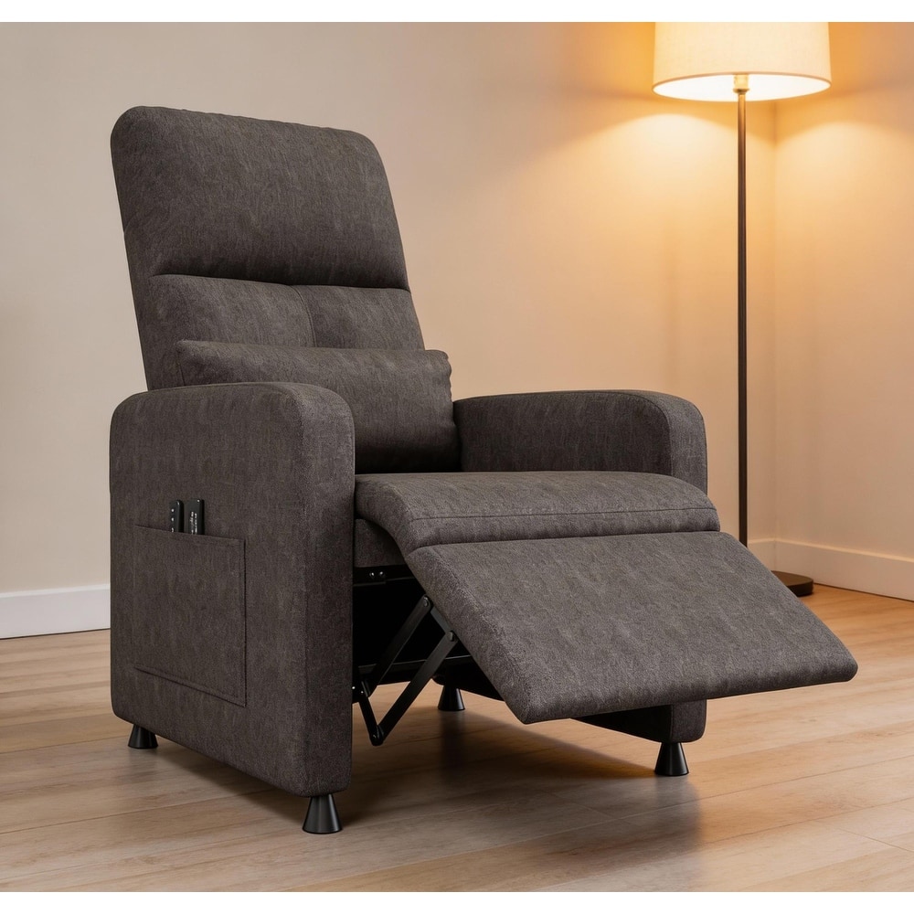 Power Recliner Chair, with 2 Side Pockets and USB Port