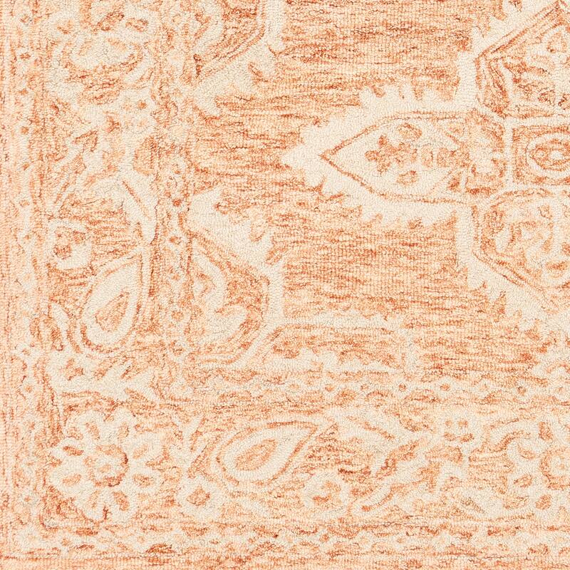 Livabliss Lisbet Handmade Boho Medallion Wool Area Rug