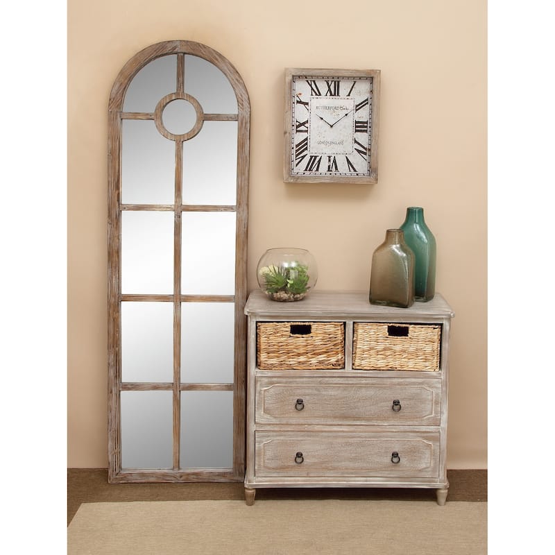 Grey MDF Traditional Storage Unit 32 x 32 x 14 - Grayish-Brown