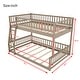 preview thumbnail 17 of 15, Full XL over Queen Bunk Bed with Ladder and Guardrails