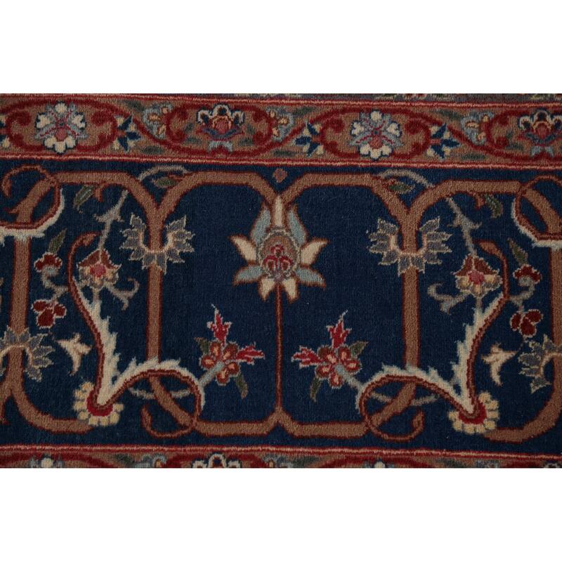 Vegetable Dye Aubusson Chinese Area Rug Beige Hand-Knotted Wool Carpet - 9'1"x 12'3"