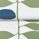 preview thumbnail 4 of 5, York Wallcoverings Sculpted Vines Alpine and Ultramarine Wallpaper