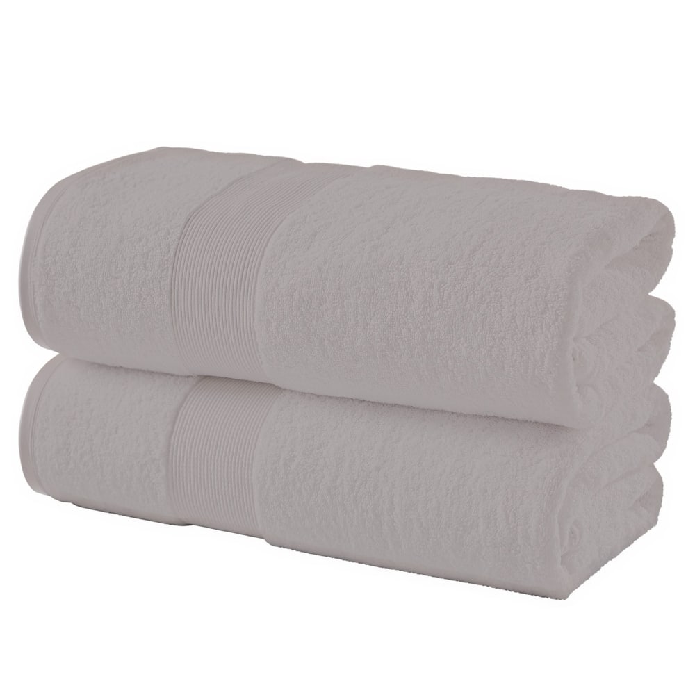 Fabstyles Luxury Large Bath Sheet 35 by 70 Inches Set of 2