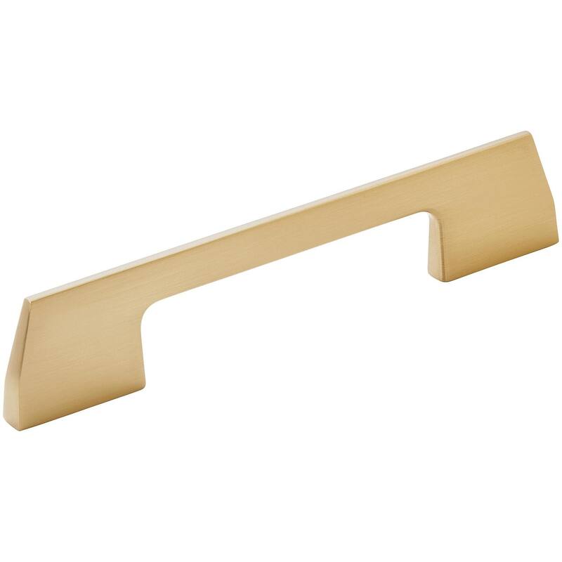 Amerock BP37300 Angle 3-3/4" Center to Center Handle Cabinet Pull - Champagne Bronze