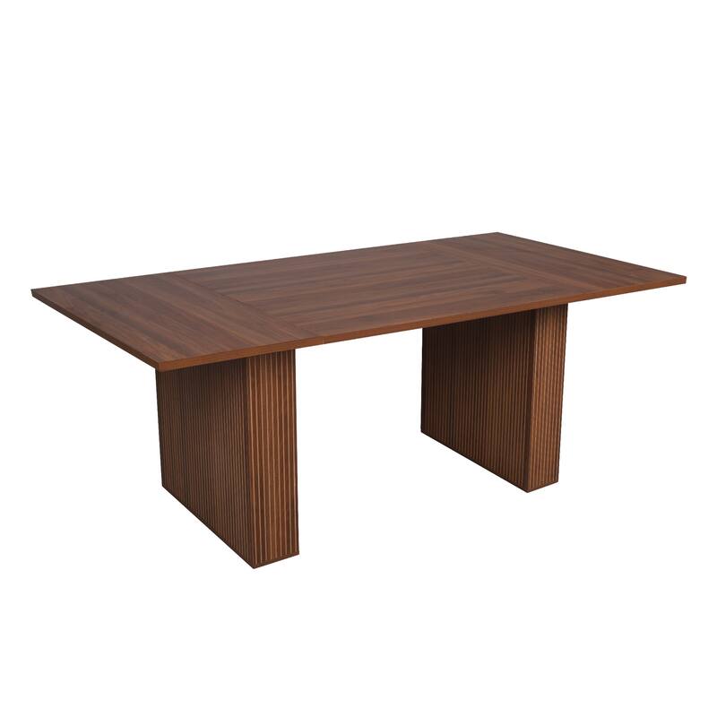 78-inch Wooden Rectangular Dining Table