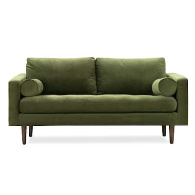 Poly & Bark Napa 72" Velvet Fabric Apartment Sofa