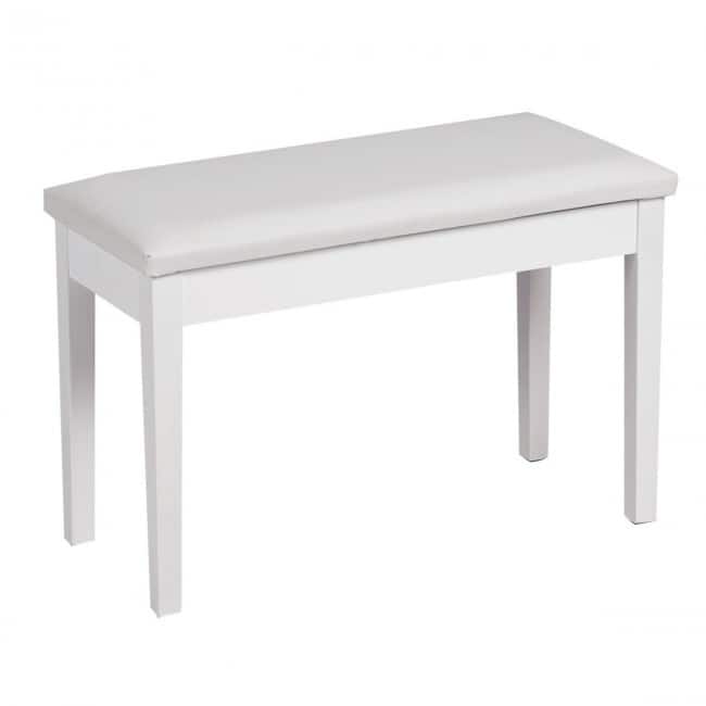 Solid Wood PU Leather Padded Piano Bench Keyboard Seat - 29.5" x 14" x 19.5" (L x W x H)