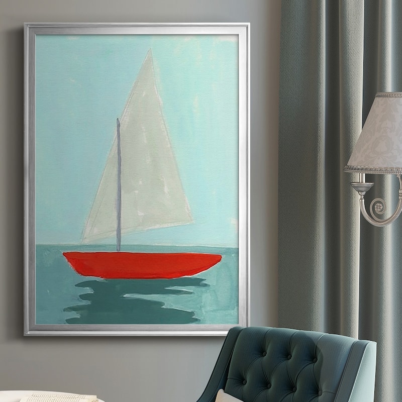 Small Sail II Premium Framed Print - Ready to Hang