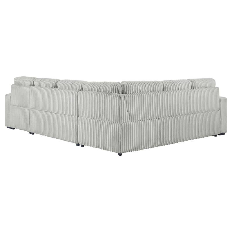 Devonshire Sleeper Sectional Sofa Storage Chaise - 122.00'' x 96.75''-50.00'' x 39.25''