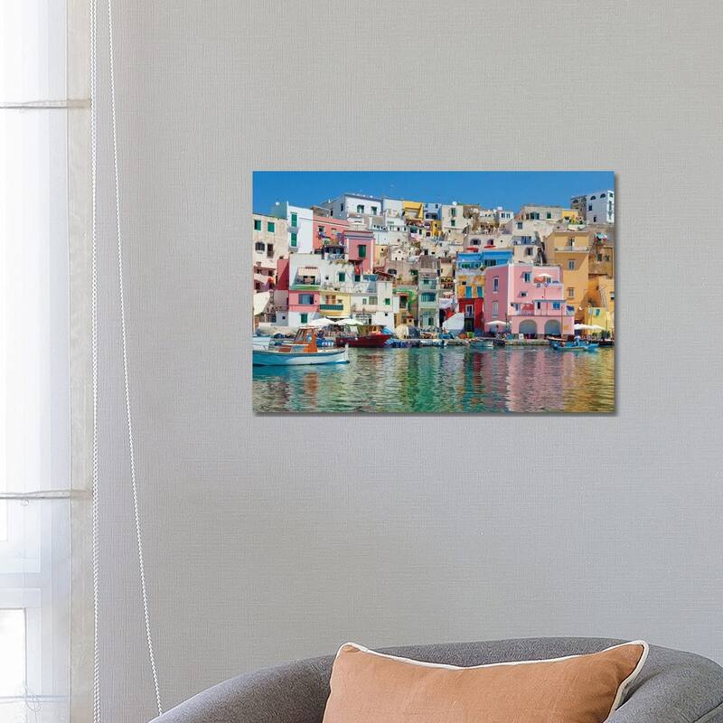 iCanvas "Marina Corricella II, Procida Island, Gulf of Naples, Campania Region, Italy" by Panoramic Images Canvas Print - 18x26x1.5