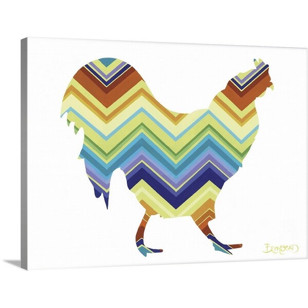 "Cock-a-Doodle Sway" Canvas Wall Art