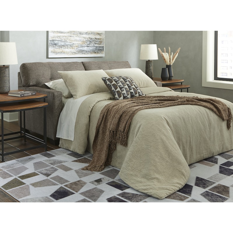 Signature Design by Ashley Mahoney Chocolate Full Sofa Sleeper - 75" W x 38" D x 37" H