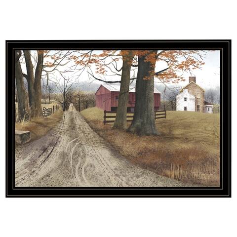 "The Road Home" By Billy Jacobs, Ready to Hang Framed Print, Black