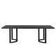preview thumbnail 14 of 24, Kenneth Modern 95-Inch Dining Table with U-Shaped Trestle Base by Christopher Knight Home