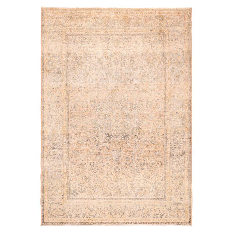 ECARPETGALLERY Hand-knotted Antalya Vintage Copper Wool Rug - 8'2 x 11'11