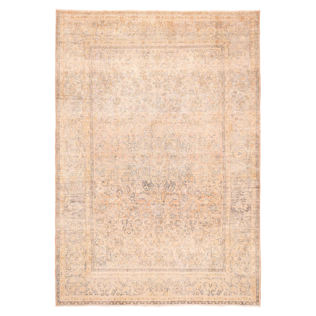 ECARPETGALLERY Hand-knotted Antalya Vintage Copper Wool Rug - 8'2 x 11'11