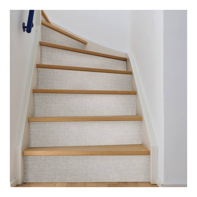 NuWallpaper Grey Poplin Texture Peel & Stick Wallpaper - 216in x 20.5in x 0.025in