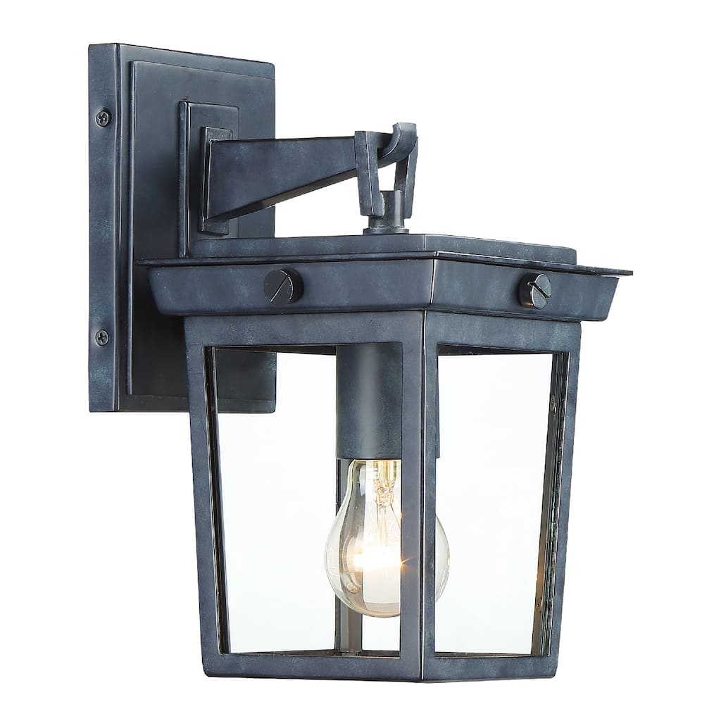 Belmont 1 Light Graphite Outdoor Wall Mount - 6.5'' W x 11'' H x 8'' D