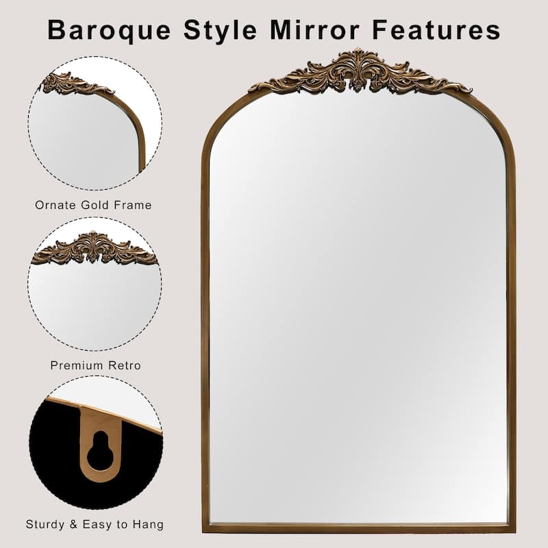 Ornate Vintage Mirror Baroque Gold Mirror