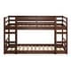 preview thumbnail 8 of 26, Walker Edison Browning Solid Wood Twin Size Low Bunk Bed