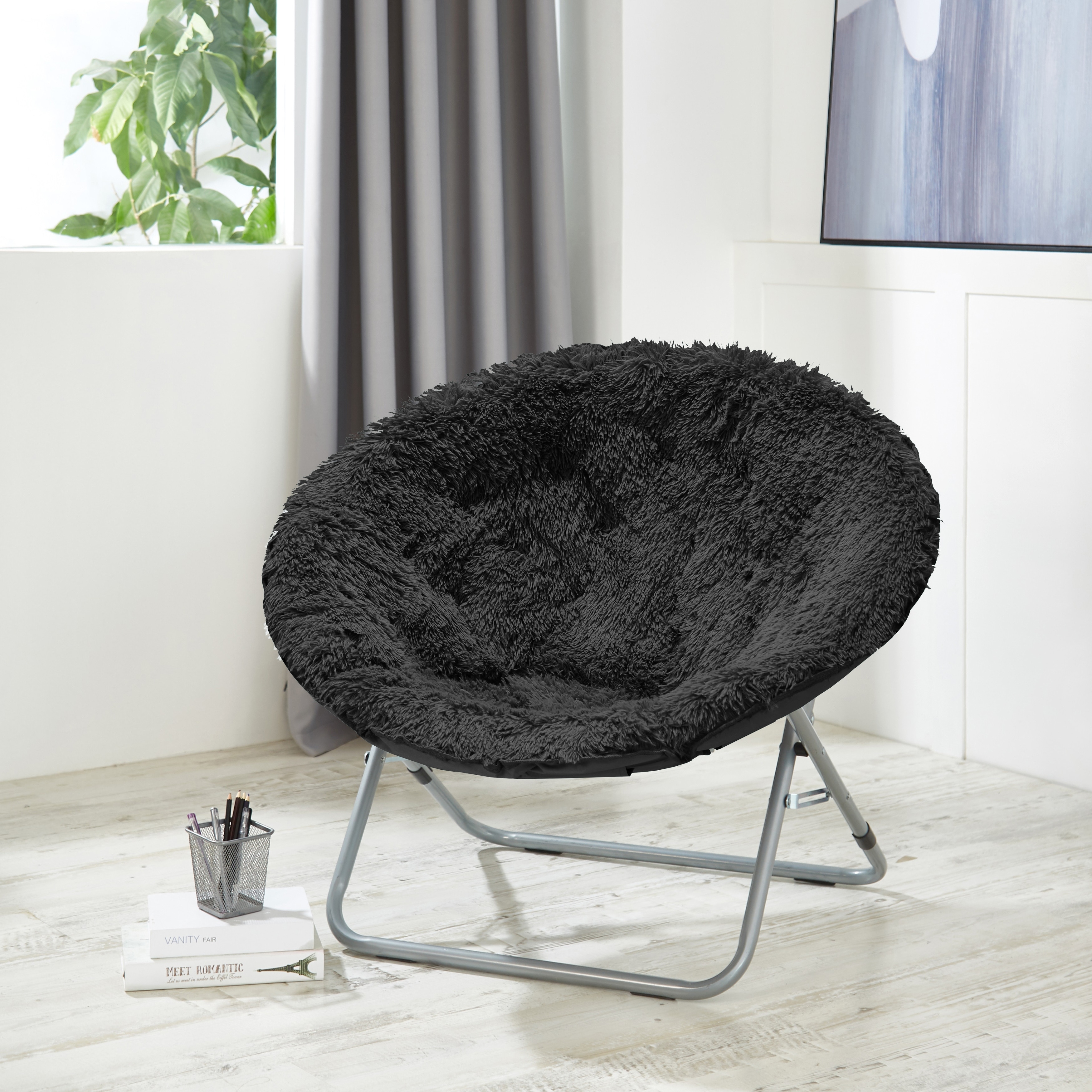 Oversized mongolian saucer clearance chair