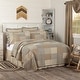 preview thumbnail 10 of 32, Sawyer Mill Quilt Charcoal Grey/Khaki/Dark Creme - California King