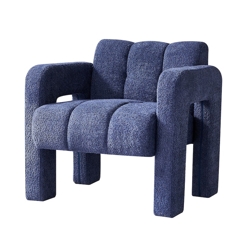 31.10" Wide Boucle Upholstered Accent Chair for Living Room
