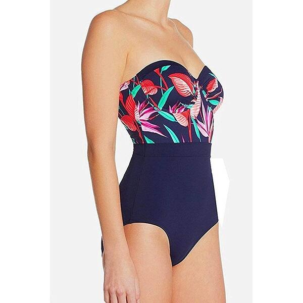 Shop Tommy Bahama Women S Underwire Tummy Control One Piece Swimsuit 4 C Cup Overstock 30531913