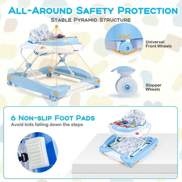 ドローイング『Baby Mobile』 Pamo Babe Unisex Portable Baby Play Yard Include Wheels