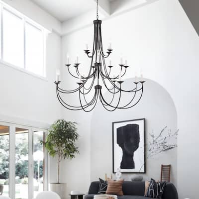 Maxax 20 - Light Dimmable Classic / Traditional Chandelier
