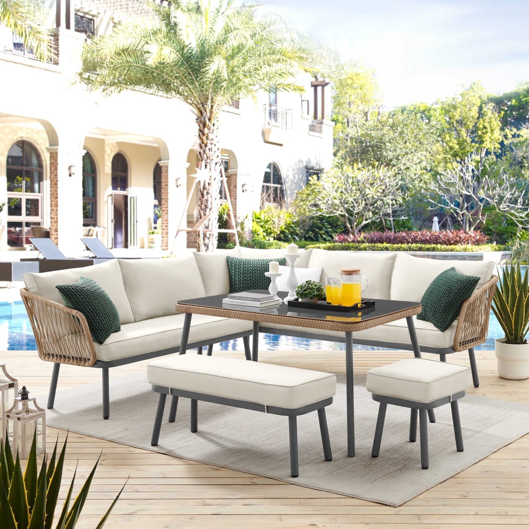 Inspired Home Patio Furniture Sets Bed Bath Beyond