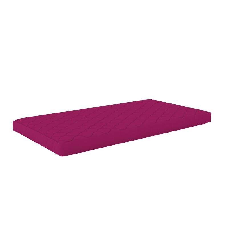 Avenue Greene Zion 6" Polyester Filled Quilted Top Bunk Bed Mattress - Pink - Twin