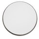 preview thumbnail 8 of 9, Avery Frame Ledge Round Wall Mirror by iNSPIRE Q Bold Bronze