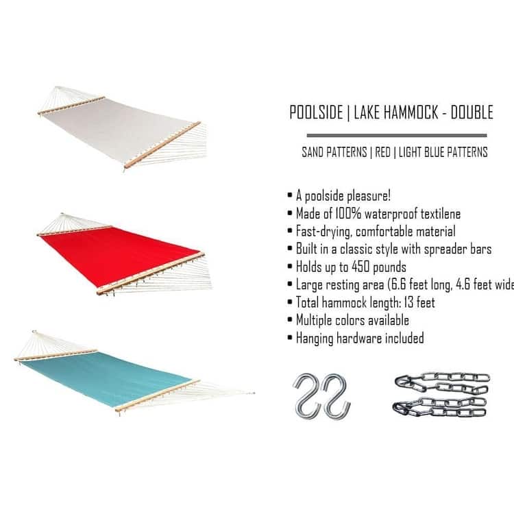 Poolside | Lake Hammock with 3-Beam Stand