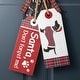 preview thumbnail 13 of 58, Glitzhome 24"H Wooden Valentine's St. Patrick's Americana Doorknob Hanging Decor