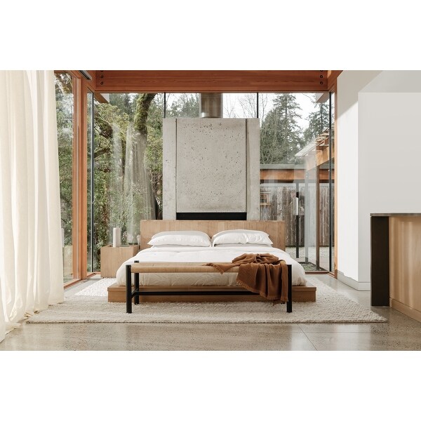 Woven bed 2025 bench