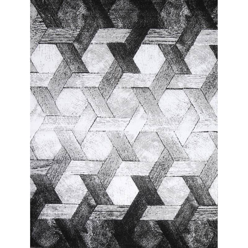 Decorative Trellis Turkish Transitional Oriental Rug Modern Carpet - 13'1" x 9'10"