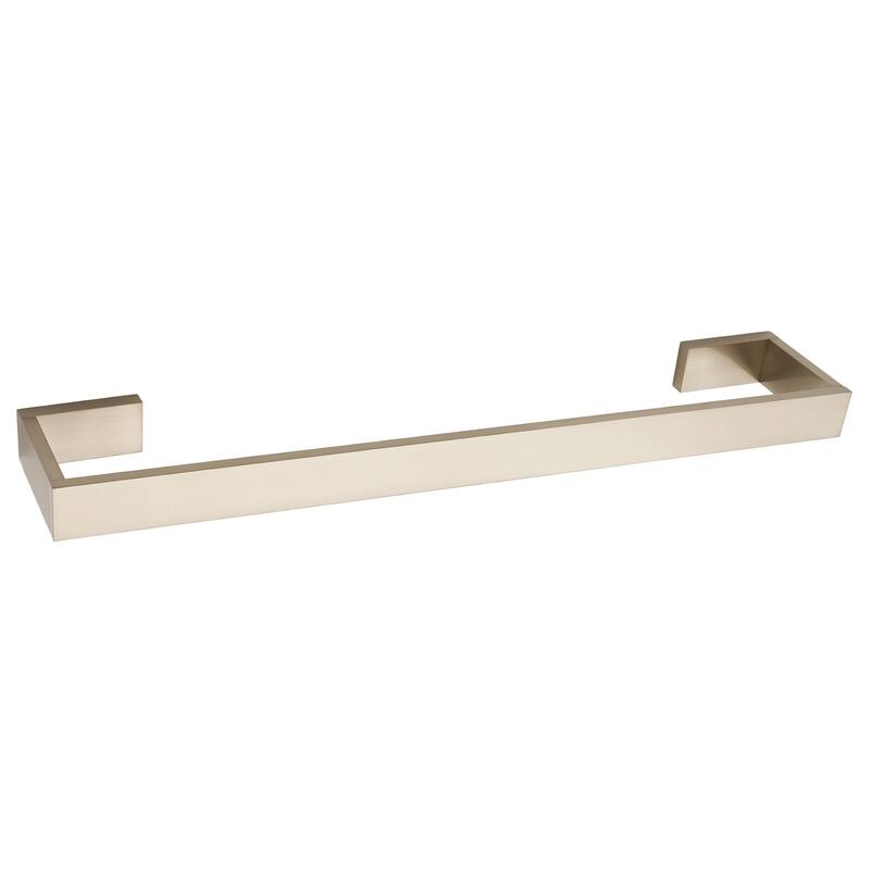 Alno A6420-12 Linear 12" Wide Solid Metal Modern Bathroom Towel Rod - Satin Nickel
