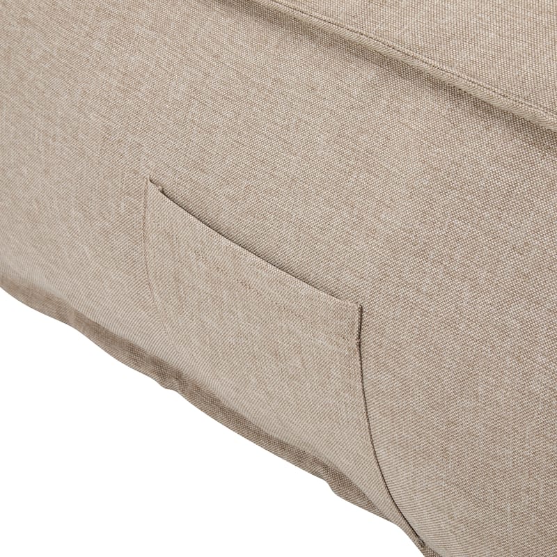 Christopher Knight Home- Carter Outdoor Fabric Bean Bag Lounge Chair