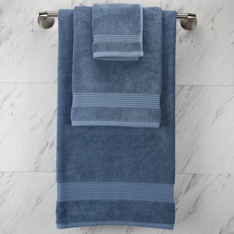 East'N Blue Lara Turkish Cotton Bath Towel Set (Set of 3) - (1 Bath Towel, 1 Hand Towel, 1 Washcloth)